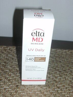 NWT Elta MD UV Daily TINTED Broad Spectrum SPF 40 1.7fl oz. Moisture Boost NEW